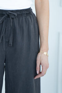 INDIGO WIDE LEG TENCEL PANTS-CH