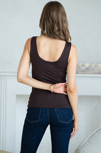 EMERY U NECK TANK TOP-BR