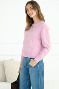 WILFRED PULLOVER SWEATER  IN PETAL