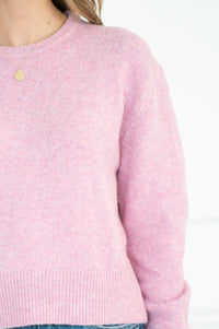 WILFRED PULLOVER SWEATER  IN PETAL
