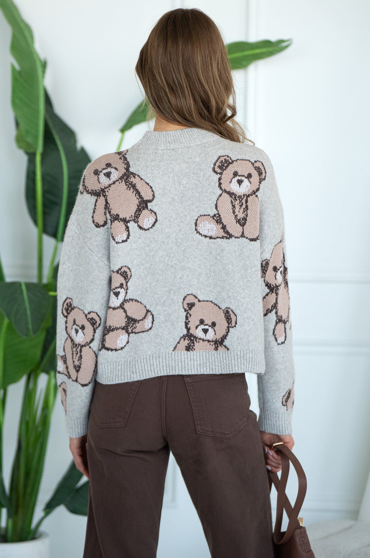 ALL OVER TEDDY SWEATER