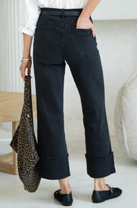 HUSTLER CUFFED DENIM-BK