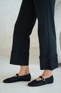HUSTLER CUFFED DENIM-BK