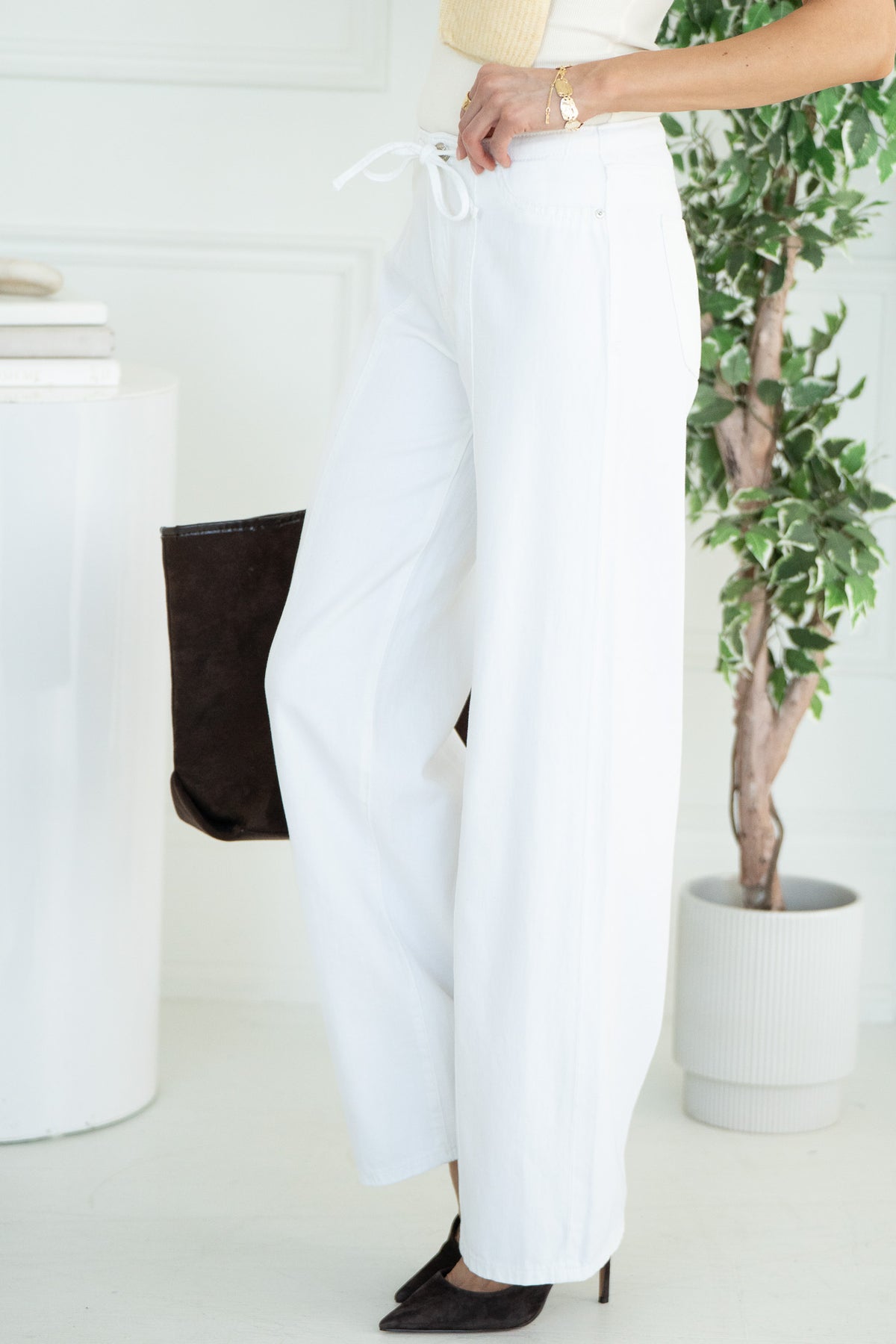 THE BIG EASY WIDE LEG JEANS-WH