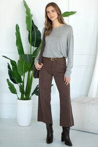 FORECASE LIGHTWEIGHT VISCOSE SWEATER-HG