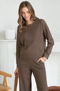 LITA RAGLAN SWEATER-BR