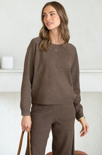 LITA RAGLAN SWEATER-BR
