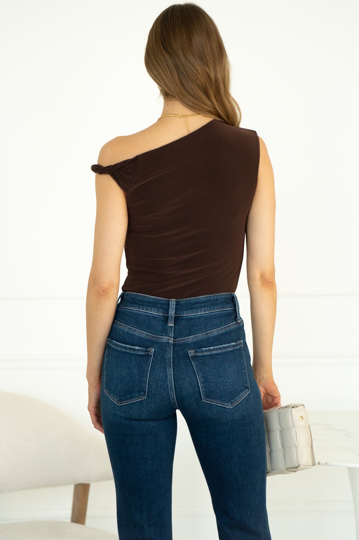 ALL YOURS TWIST TANK IN BROWN