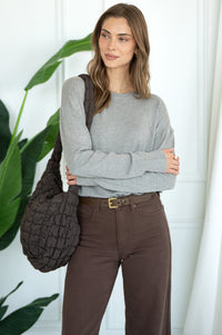 FORECASE LIGHTWEIGHT VISCOSE SWEATER-HG