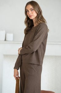 LITA RAGLAN SWEATER-BR