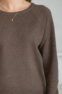 LITA RAGLAN SWEATER-BR