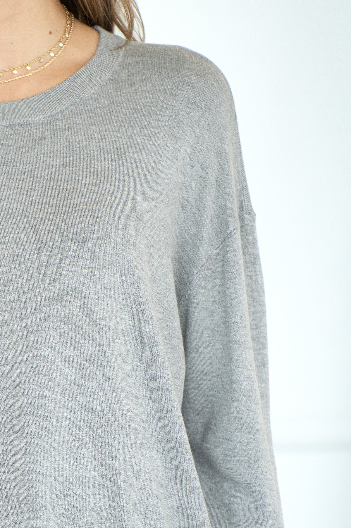 FORECASE LIGHTWEIGHT VISCOSE SWEATER-HG