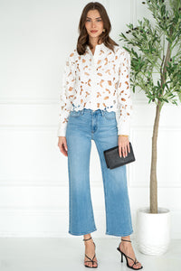 MANIFEST IT EYELET BLOUSE