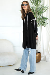 WHIPSTITCH OPEN CARDIGAN