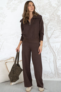 SOLENE LUX HALF ZIP PULLOVER