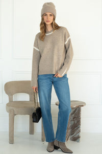 WISHLIST STITCH DETAIL SWEATER