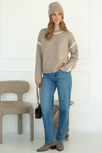 WISHLIST STITCH DETAIL SWEATER