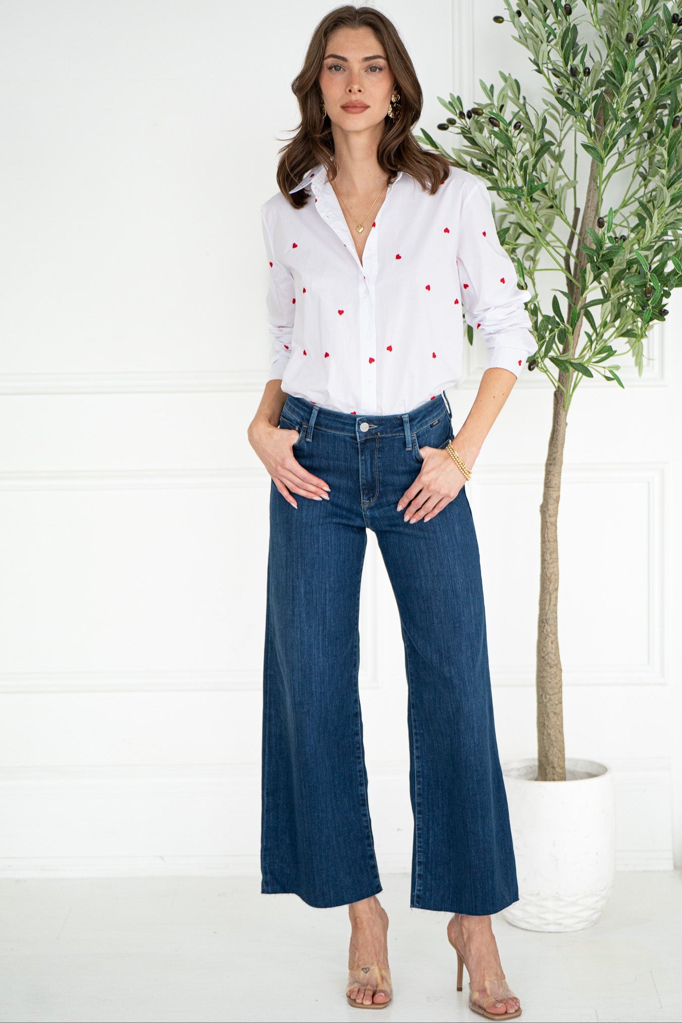 シャツ/ブラウス(長袖/七分) treat urself poppin country blouse Shirts and t-shirts for women - 100% organic cotton