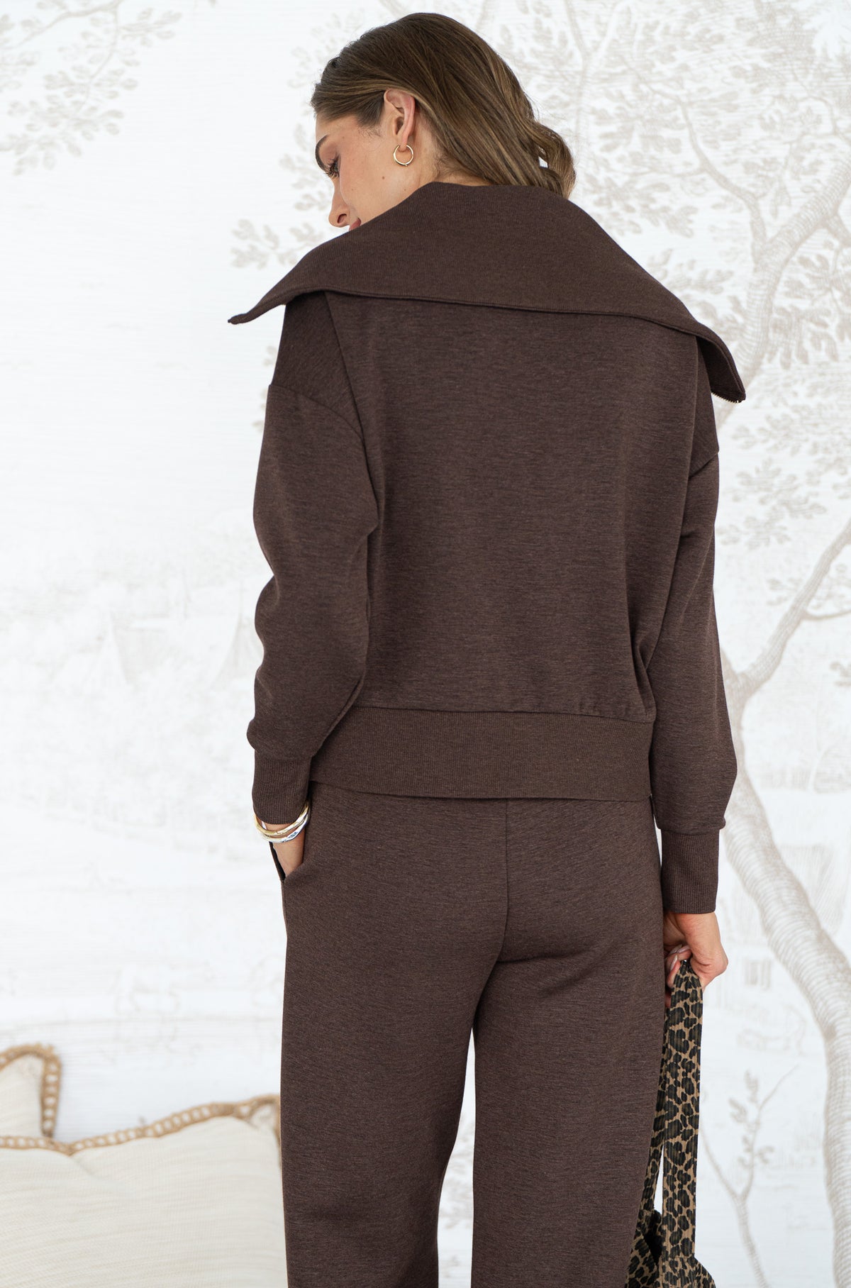 SOLENE LUX HALF ZIP PULLOVER