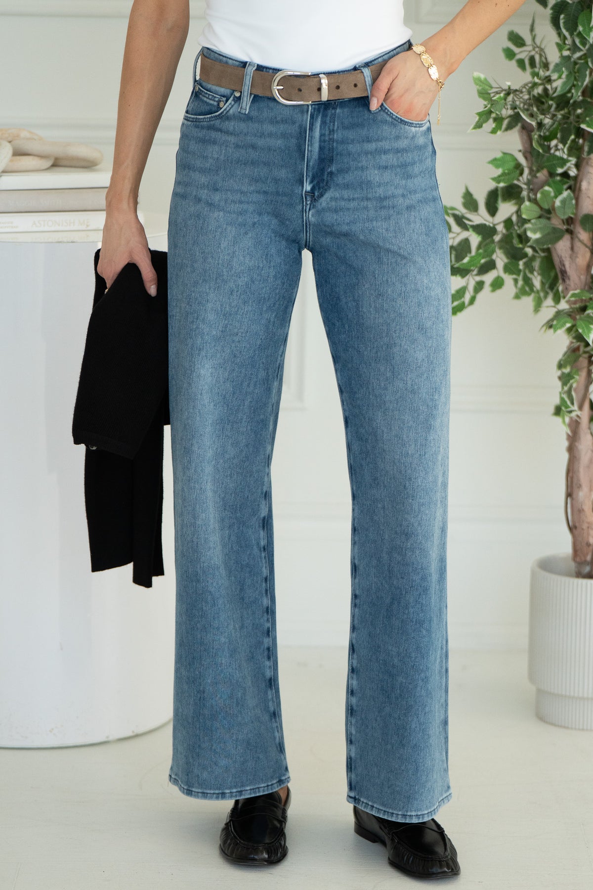 PALOMA WIDE LEG JEANS-BL