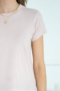 SEVIILA COTTON CREW TEE IN PINK
