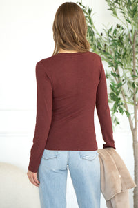 ENVY MODAL RIBBED L/S TOP-BU