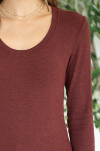 ENVY MODAL RIBBED L/S TOP-BU