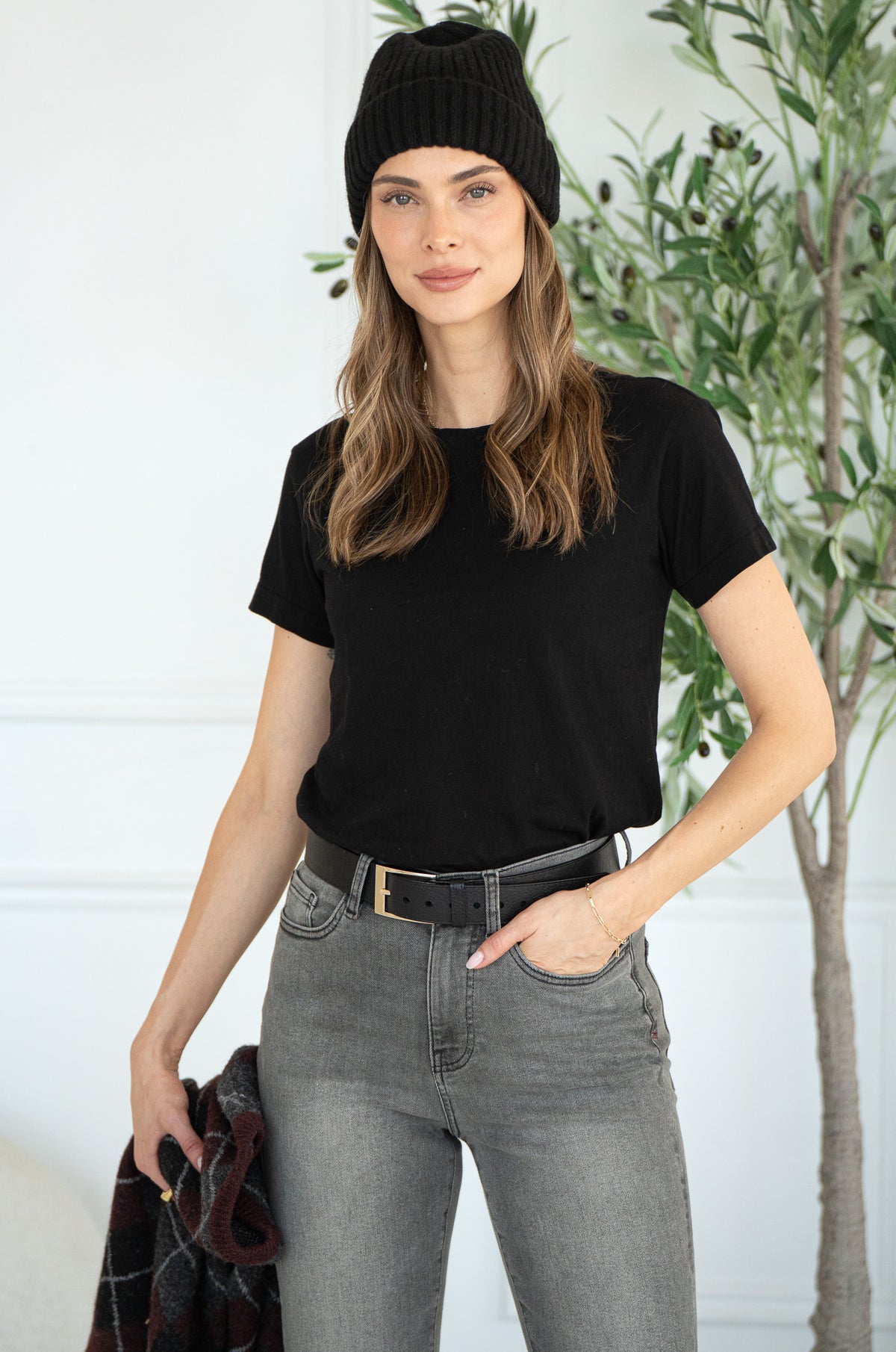 WYNN COTTON T SHIRT-BK