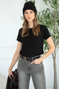 WYNN COTTON T SHIRT-BK