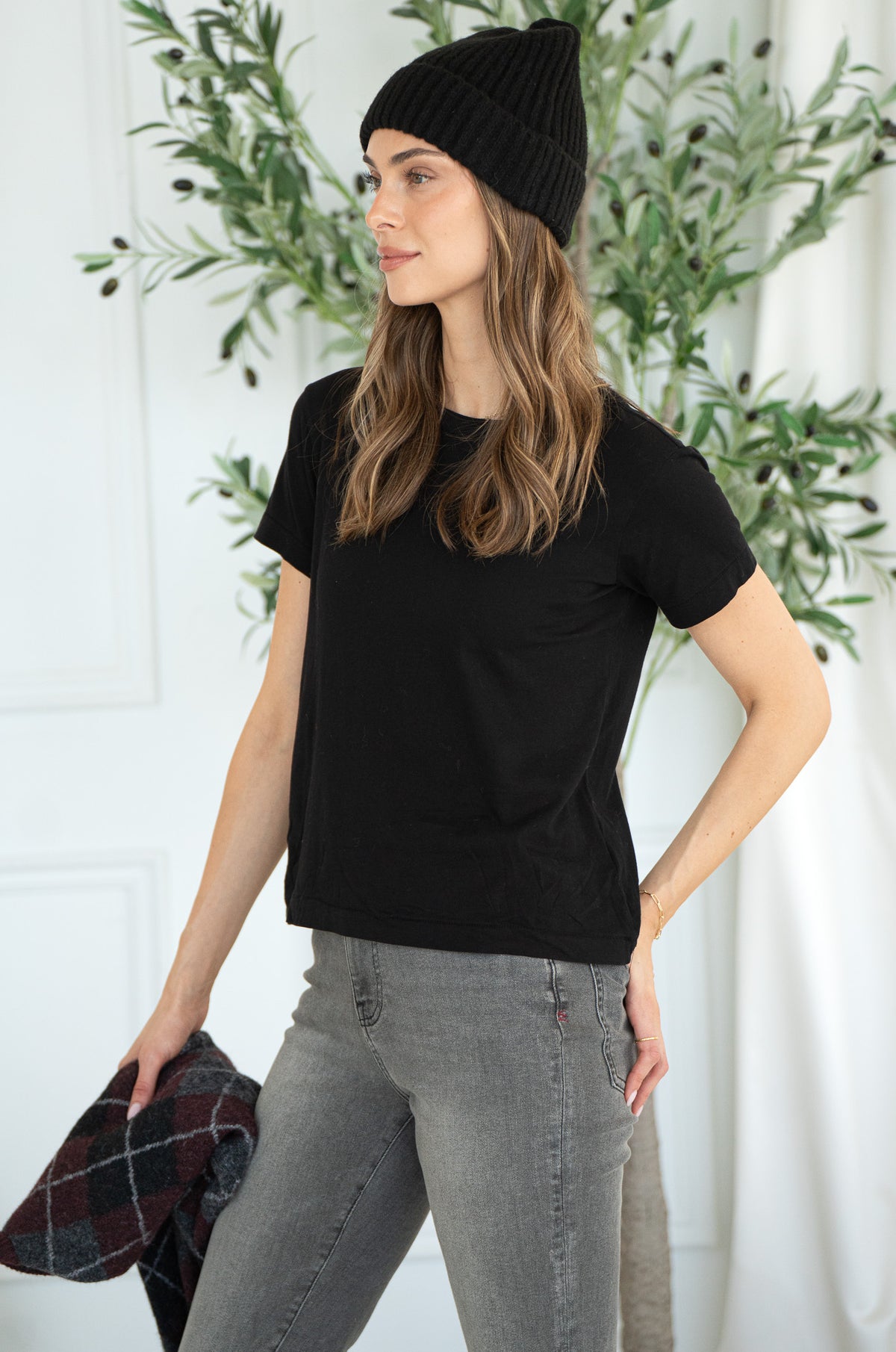 WYNN COTTON T SHIRT-BK