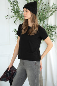 WYNN COTTON T SHIRT-BK