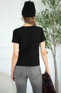 WYNN COTTON T SHIRT-BK