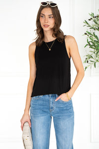 NYA COTTON SLUB TANK-BK