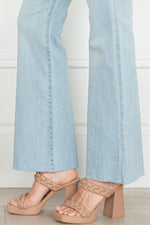 MADDY HIGH RISE FLARE JEANS-LB