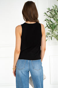 NYA COTTON SLUB TANK-BK