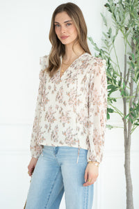 SABLE FLORAL BLOUSE