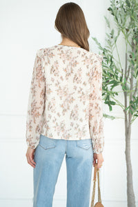 SABLE FLORAL BLOUSE