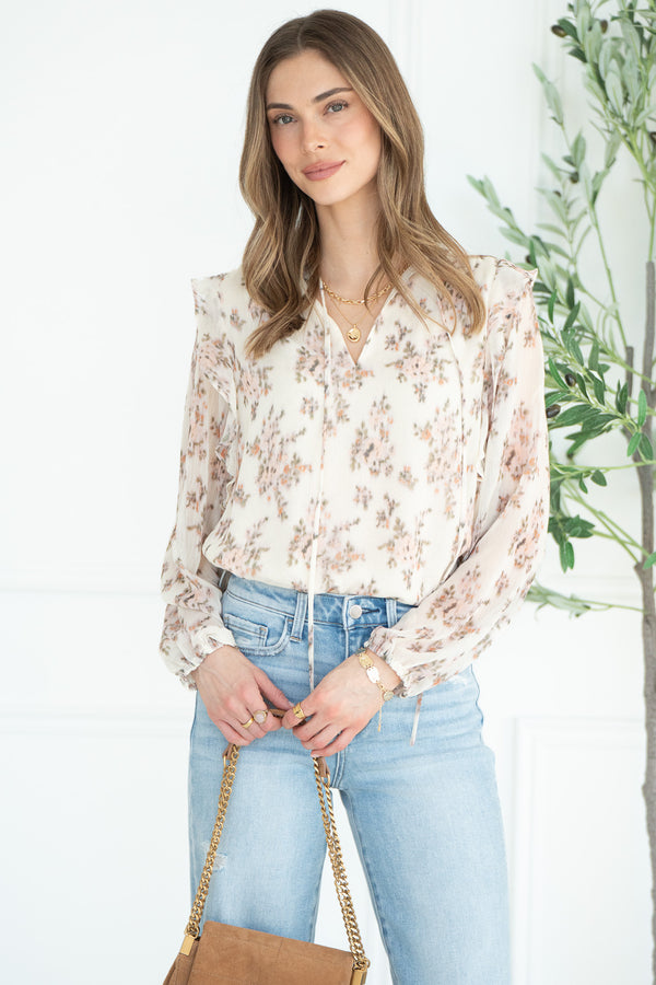 SABLE FLORAL BLOUSE