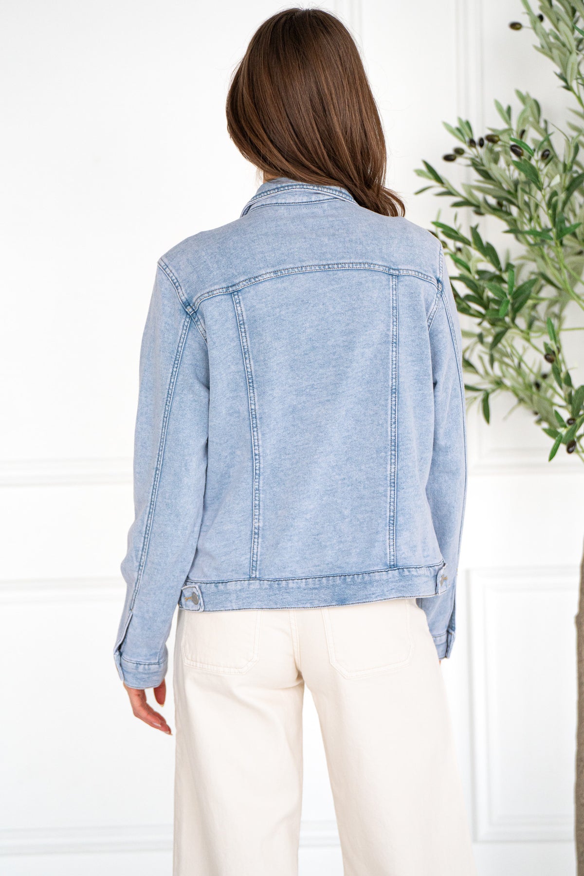 CAMDEN DENIM SWEATSHIRT JACKET-BL