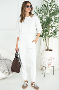 YVES LUX WHIPSTITCH DETAIL PULLOVER