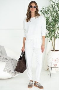 YVES LUX WHIPSTITCH DETAIL PULLOVER