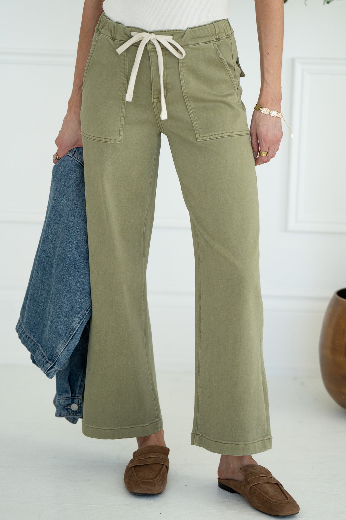 BICOASTAL STRETCH CARGO PANTS-OL