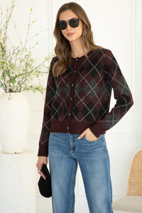 GRACE ARGYLE SWEATER-WI