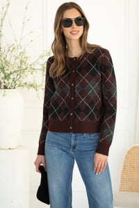 GRACE ARGYLE SWEATER-WI