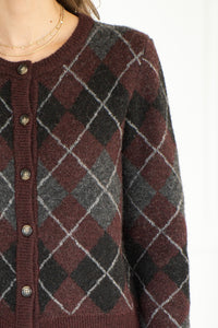 GRACE ARGYLE SWEATER-WI