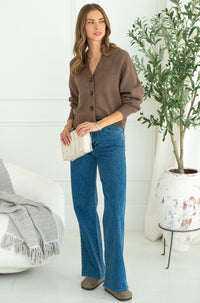 MONTEREY CONTRAST KNIT CARDIGAN