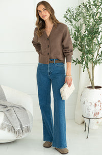 MONTEREY CONTRAST KNIT CARDIGAN