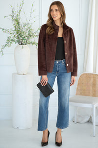 MADAI FAUX FUR JACKET-BU