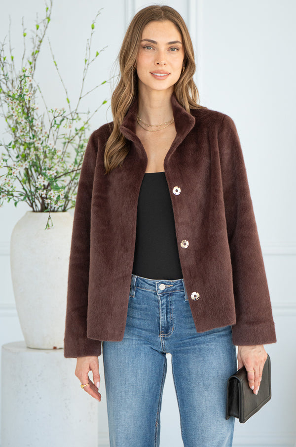 MADAI FAUX FUR JACKET-BU