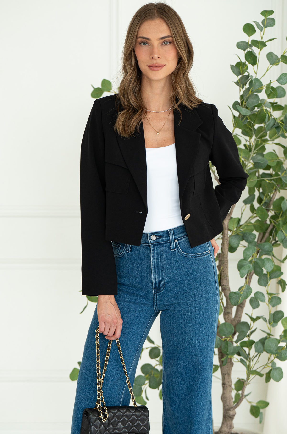 SHORT CITY CROPPED BLAZER